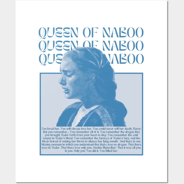 Padme Queen of Naboo Wall Art by fiatluxillust